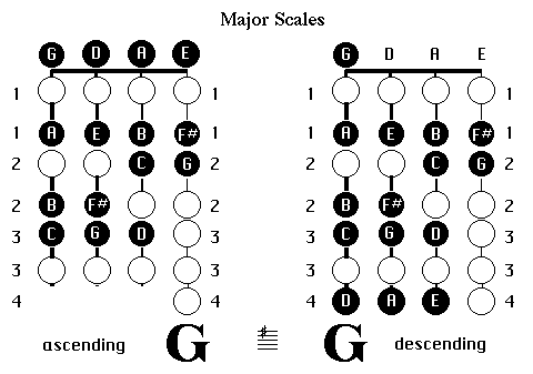 violin chords chart
